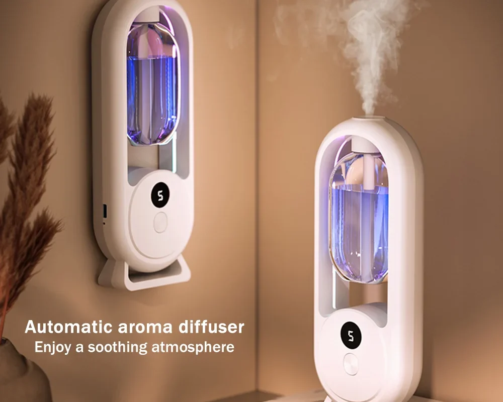 Rechargeable Aromatic Diffuser - 5-Mode Essential Oil Aromatherapy Machine with Timer