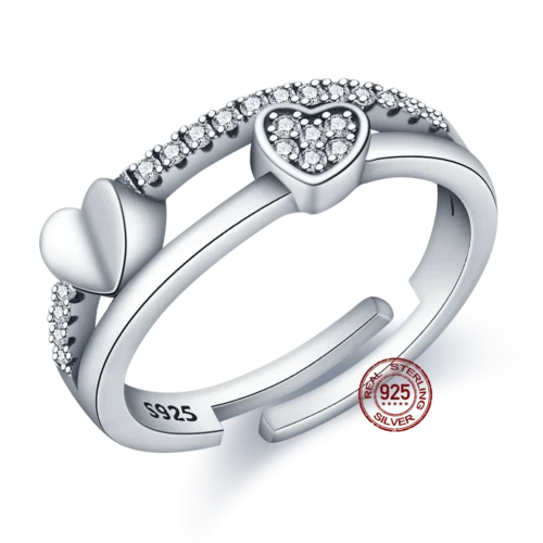 Hot Sale 925 Sterling Silver Lucky Ring – Trendy Engagement Jewelry for Lovers