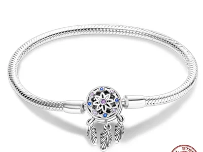 925 Silver Bracelet - 17-20CM Fit DIY Charms, Birthday Jewelry Gifts