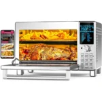 30QT Large Capacity Toaster Oven Air Fryer Combo - Fits Whole Chicken and 13" Pizza, Multi-Layer Cooking