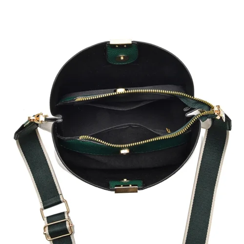 New Luxury Designer Women's Shoulder Bags | Leather Bucket Purses and Crossbody Handbags - Image 4
