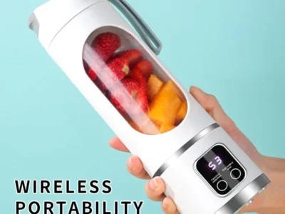 Electric Mini Portable Juicer Blender - Multifunction Fruit Mixer and Smoothie Maker, Compact Juice Extractor Machine