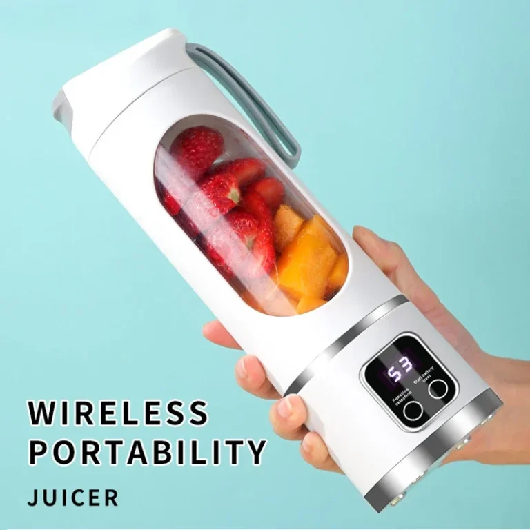 Electric Mini Portable Juicer Blender - Multifunction Fruit Mixer and Smoothie Maker, Compact Juice Extractor Machine