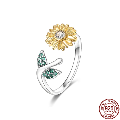 Hot Sale 925 Sterling Silver Lucky Ring – Trendy Engagement Jewelry for Lovers