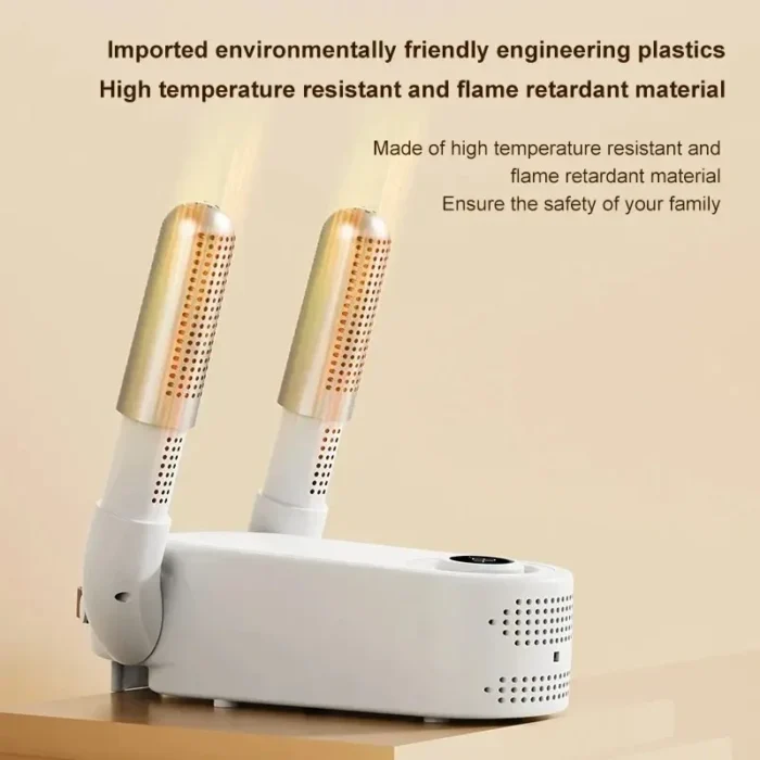 Smart Electric Shoe Dryer & Heater - Portable Foldable Dehumidifier, Deodorizer, Foot Warmer Machine