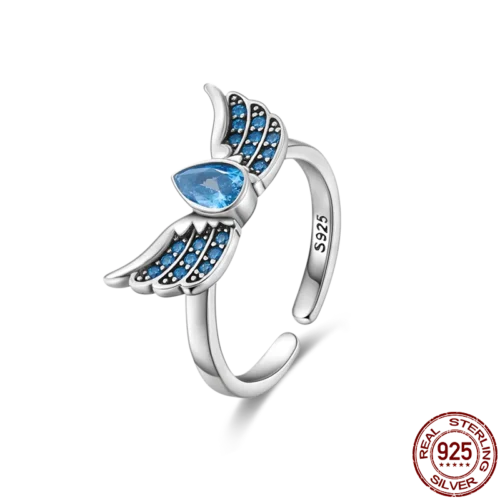Hot Sale 925 Sterling Silver Lucky Ring – Trendy Engagement Jewelry for Lovers