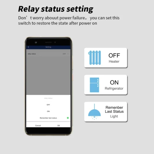 WiFi Smart Plug 10A US – Power Monitor, Remote Control, Google Assistant, Alexa, Yandex Alice Voice Control
