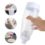 Pancake Batter Mixer Bottle with Blender Ball Wire Whisk - Perfect for Baking Pancakes, Cupcakes, Muffins, Crepes, and More