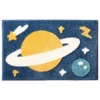 Cartoon Space Series Bath Mat - Super Soft Absorbent Fiber, Thick Flocked Quick-Drying Non-Slip Bathroom Rug - Image 5