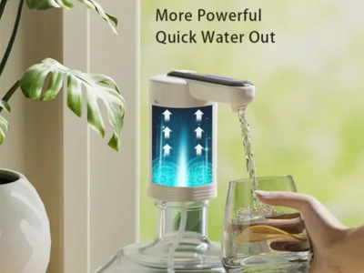 Double Pump Automatic Water Dispenser - Portable USB Charging Gallon Bottle Switch Pump for Home, Kitchen, and Office