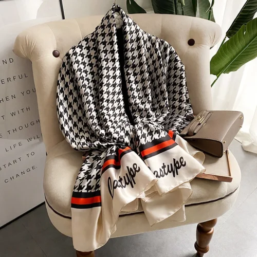 Soft Chiffon Wrap for Women – Elegant Animal Print Scarf & Shawl