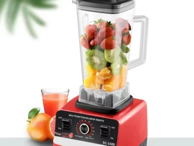 2000ML Heavy Duty Commercial Blender - High Power Stationary Mixer, Food Processor, and Juicer for Smoothies and Kitchen Use