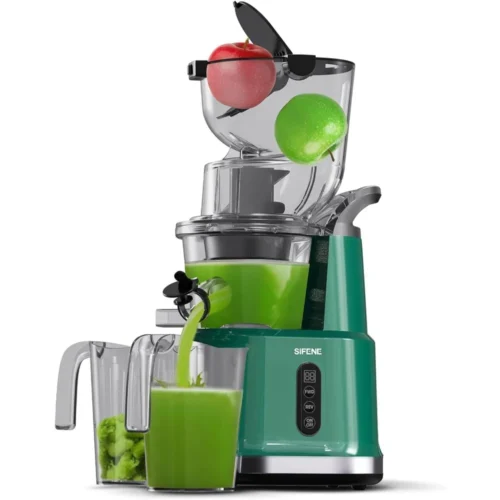 BPA-Free Cold Press Juicer – 83mm Large Mouth, Whole Slow Chewing Juicer for Fruits and Vegetables