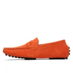 Men’s Genuine Leather Loafers – Casual Fashion Moccasins, Slip-On Flats, Large Sizes Available