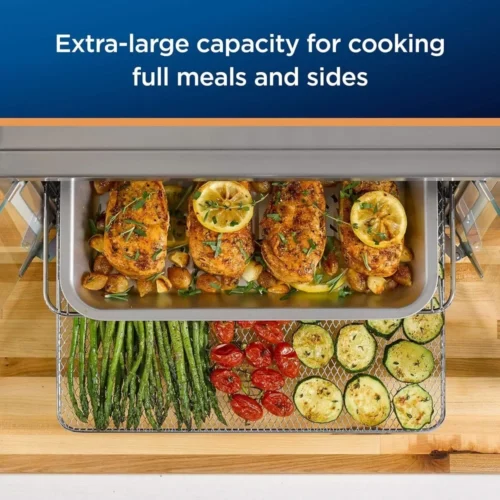 Ultimate 10-in-1 Air Fryer Oven – XL Toaster Oven with French Doors, Digital Controls
