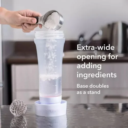 Effortless Hand Flour Mixing Bottle – Essential Kitchen Tool for Home and Restaurants