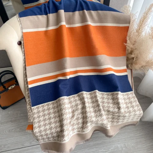 Double-Sided Soft Scarf for Women – Cozy Winter Fashion Accessory