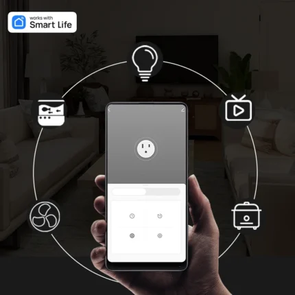 16A WiFi Smart Plug US - Smart Home Timing Socket, App Control, Alexa & Google Home Compatible