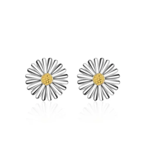 Exquisite 925 Sterling Silver Stud Earrings – Elegant Zircon Wedding Jewelry for Women