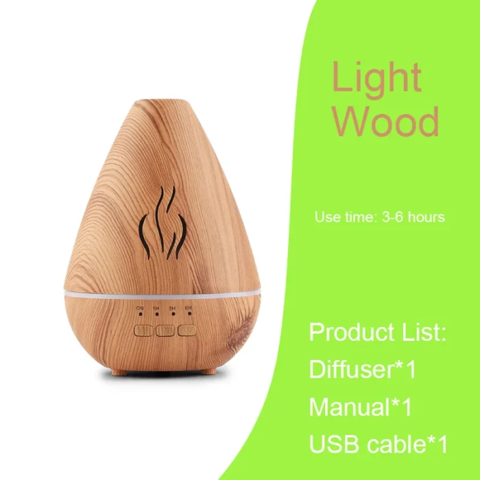 Essential Oil Aroma Diffuser Aromatherapy Machine High Quality Fragrance Air Humidifier with 7 LED Light