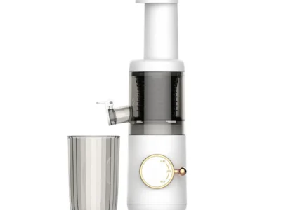 Detachable Washable Juicer - Reversible Slow Speed, Original Juice Separation, Automatic Milkshake Mixer