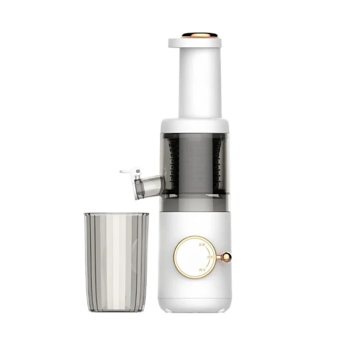 Detachable Washable Juicer - Reversible Slow Speed, Original Juice Separation, Automatic Milkshake Mixer