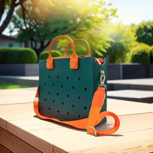 Lightweight Waterproof EVA Tote Bag | Stylish Travel and Beach Handbag