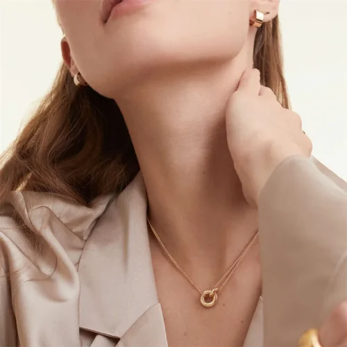 Stunning 316L Stainless Steel Pendant Necklace – Trendy Choker Jewelry for Women