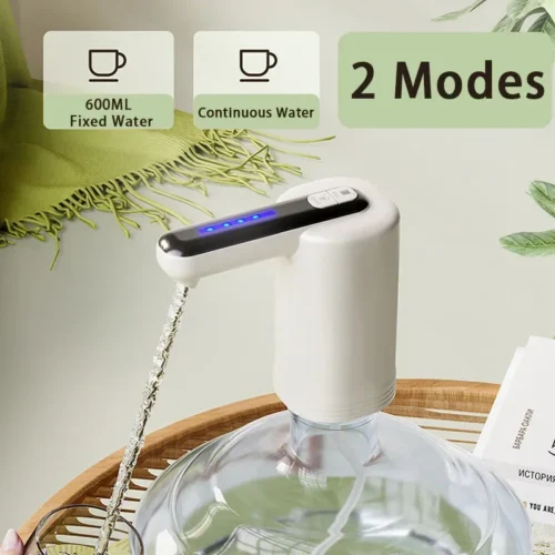 Portable Double Pump Automatic Water Dispenser – USB Charging for Home & Office