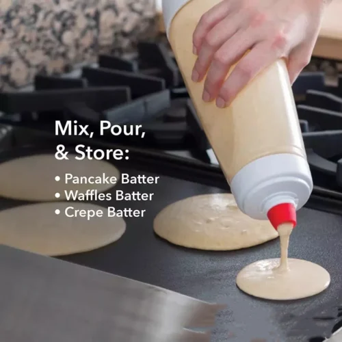 Effortless Hand Flour Mixing Bottle – Essential Kitchen Tool for Home and Restaurants