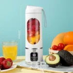 Electric Mini Portable Juicer Blender - Multifunction Fruit Mixer and Smoothie Maker, Compact Juice Extractor Machine