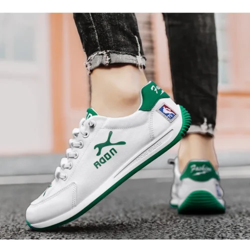 Breathable Vulcanized Sneakers, Lightweight Non-Slip Casual Walking Shoes