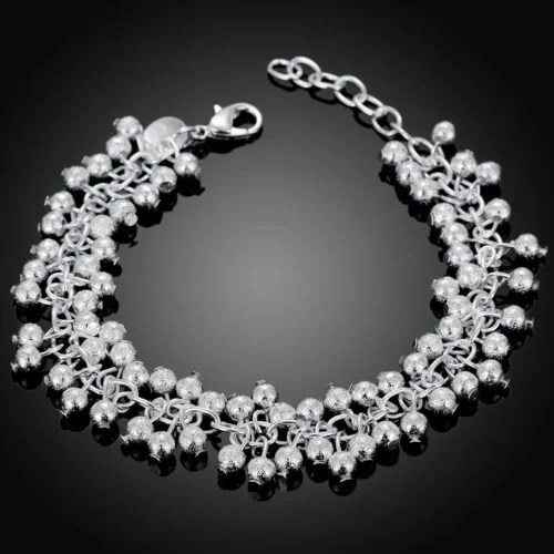 Exquisite 925 Sterling Silver Unique Bracelet – High-Quality Unisex Fashion Jewelry