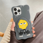 Kawaii 3D SpongeBob Patrick Star Shockproof Silicone Case for iPhone 11-14 Pro Max