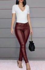 Stylish PU Leather Pants for a Fashion-Forward Look