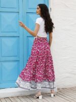 Women’s Casual Boho Print Skirt