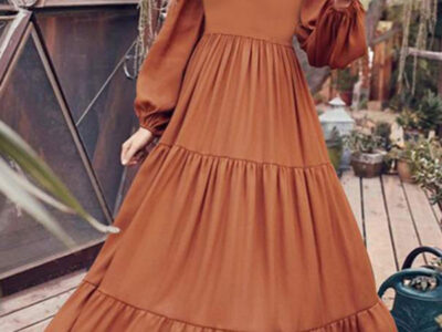 Autumn Temperament Large Swing Dress