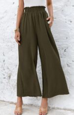 High Waist Skinny Straight Wide-Leg Pants for Casual Chic