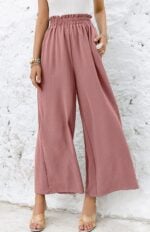 High Waist Skinny Straight Wide-Leg Pants for Casual Chic