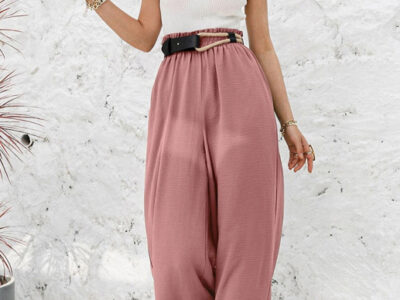 High Waist Skinny Straight Wide-Leg Pants for Casual Chic