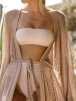 Sensual Scale Mesh Beach Swimsuit Cover-Up