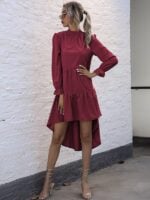 Versatile Women’s Long-Sleeved Casual Fashion Dress