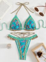 Boho Dream Tie-Side Halter Bikini