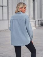 Lightweight Denim Long-Sleeved Shirt | Fresh and Stylish Design