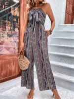 Bohemian Ethnic Print Women’s Jumpsuit