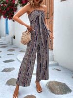 Bohemian Ethnic Print Women’s Jumpsuit