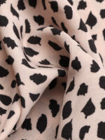 Leopard Print V-Neck Woven Casual Jumpsuit