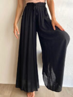 Leisure Spring-Summer Self Design Polyester Pants