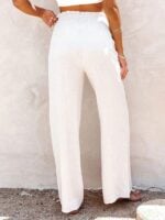 Comfortable Cotton and Linen Loose Wide-Leg Trousers