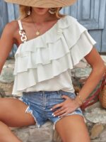 Stylish Ruffled Halter Top – Perfect for Summer and Elevating Your Look